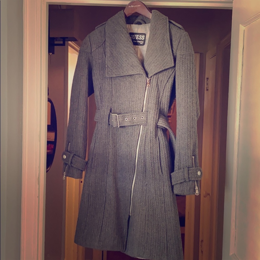 Grey Guess dress coat